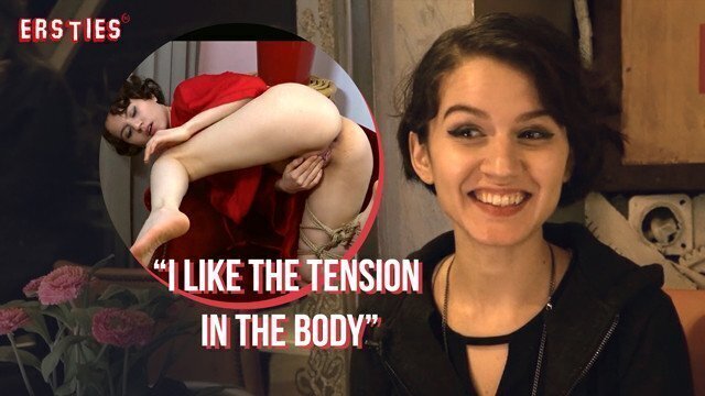 Ersties: This Cute Petite Brunette Loves Rope Bondage Masturbating