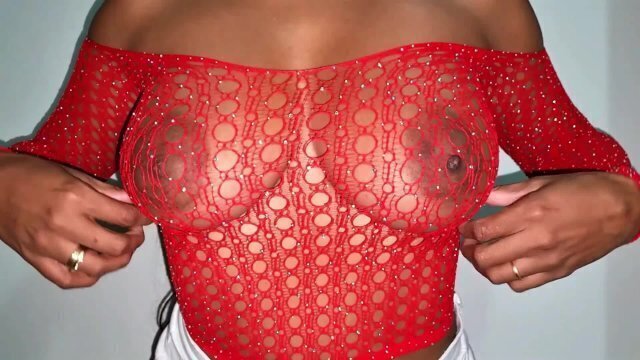 HEELS MICRO SKIRT FISHNET BLOUSE NIGHT CLUB