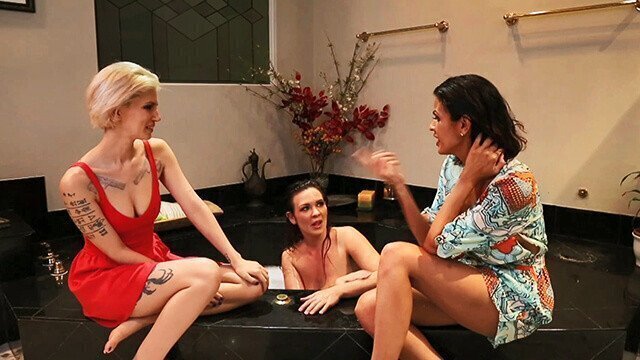 This what Some Luxury Housewives Lesbian going Wild Crazy with Dildo