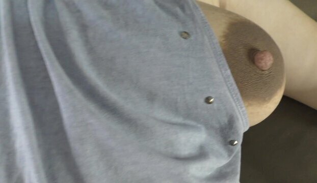 revealing month pregnant sexy girl with huge lactating boobs!