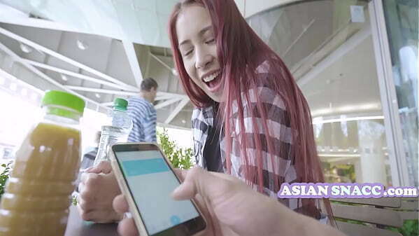 Asian Strolls Around With Vibrator Pussy