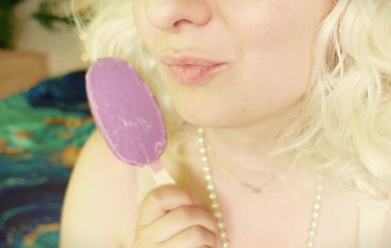 ASMR video BRACES eating MUKBANG