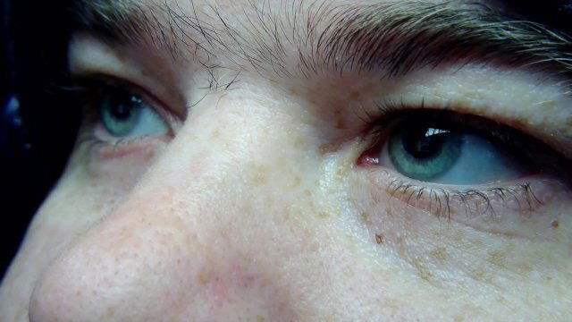 close-up with camera