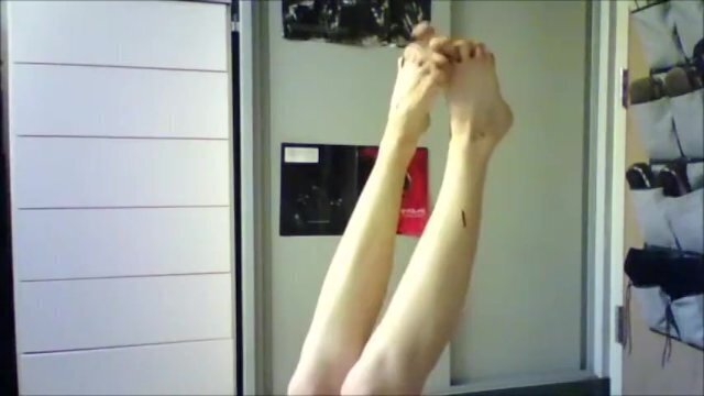 Playing with Chocolate Syrup Frieda Foot Fetish