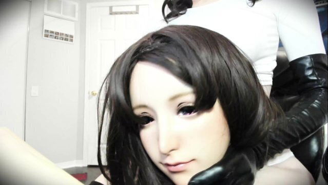 Nancy Pt3! Your rubber doll stepsister Nancy unmasks from pretty tight doll mask!