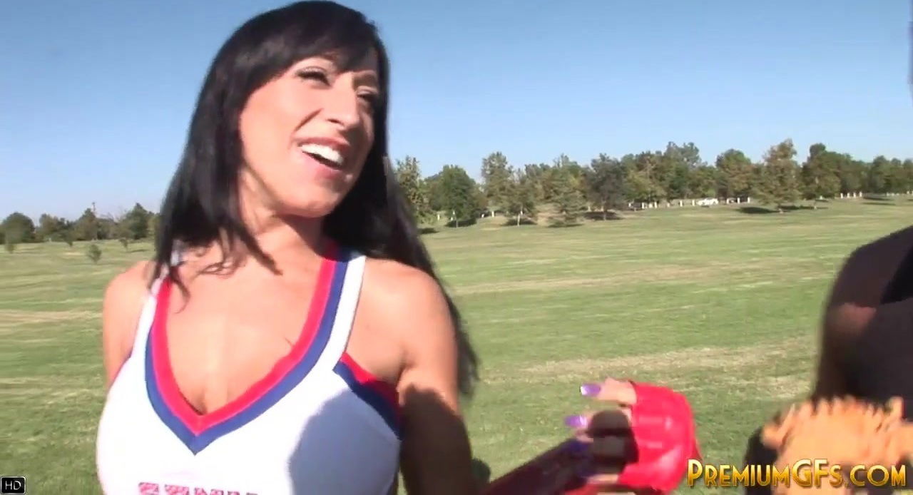 Ricki White gets boobs covered with fresh sperm