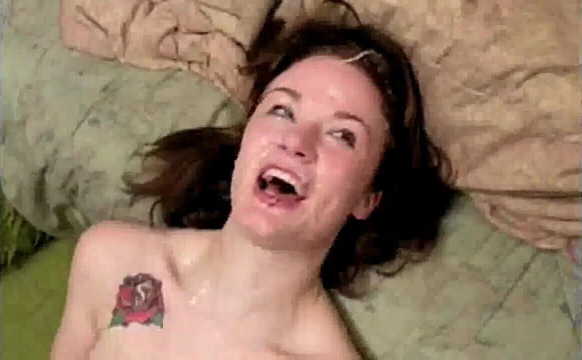 Cute punk girl covered