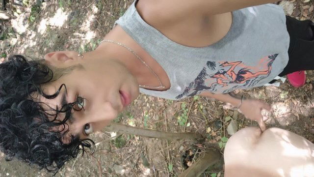 Stretching friend´s asshole till takes fingers gaping hole public