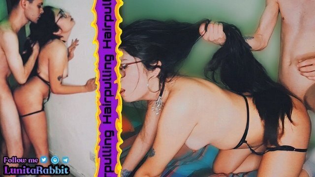 Rough Girlfriend Doggystyle Hairpulling