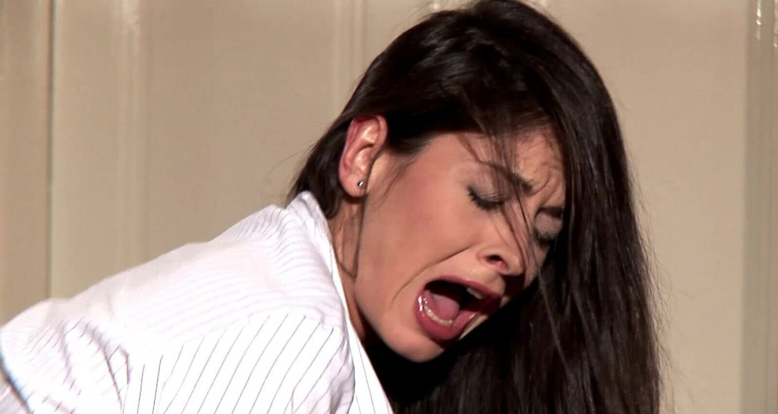 Lucy moans while getting spanked hard Jessica Sanches