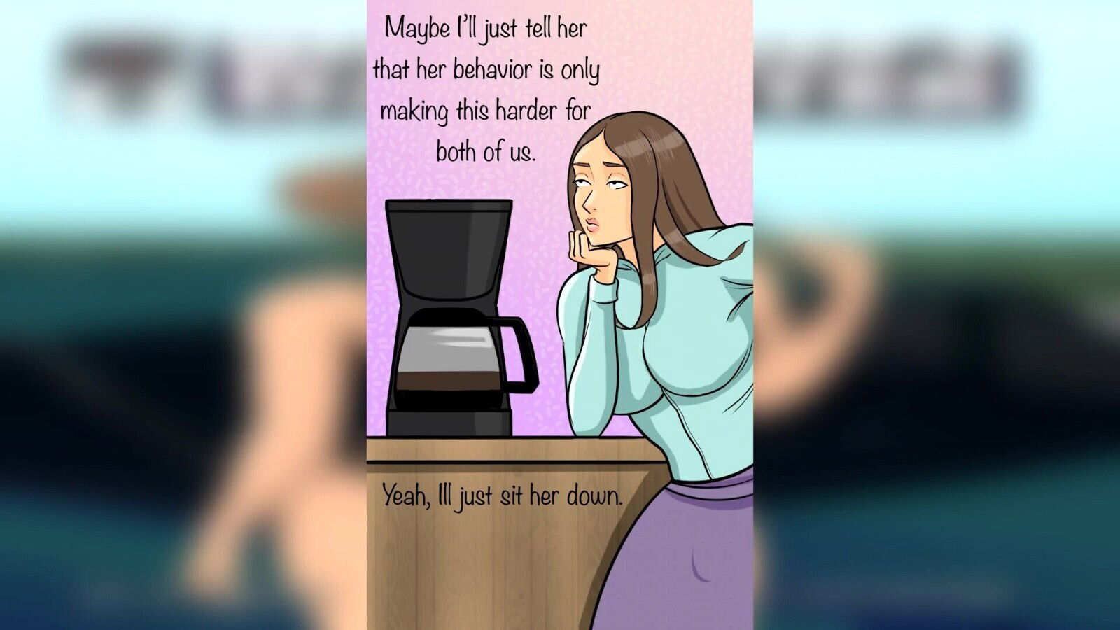 MOTION COMIC - Her StepDaughter - Part 2 - Futanari Girl Gets A Blowjob From Her Girlfriend!