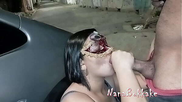 NanaBukkake Trailer. Fazendo dogging estranhos, fodendo gozando minha boca