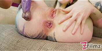 Dreadlock TEEN masturbation ATM, crazy toys, solo girl