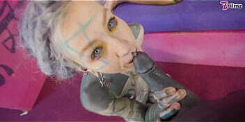 ALTPORN group tattoo TEEN crazy ORGY with GAPE, ATM, deepthroat, sloppy (goth, punk, porn) ZF109