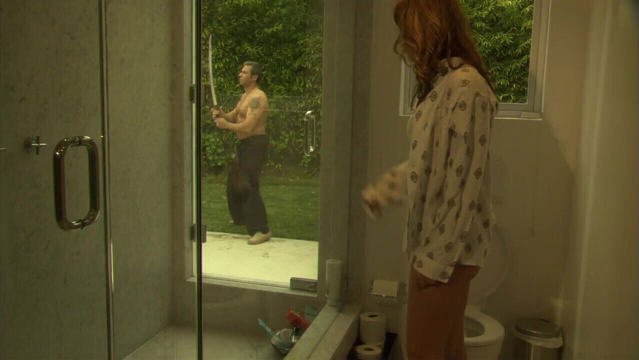 Samantha makes strangled noises gets deeply penetrated outdoors