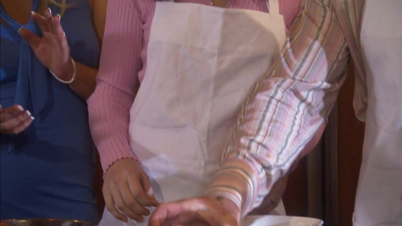 Lovely crew backstage shortly before filming 