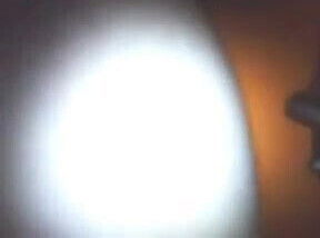 Blind folded gal has Gloryhole Fun