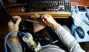 Poyostick Milking Kit with a Venus 2000 and a Fleshlight Universal Launch