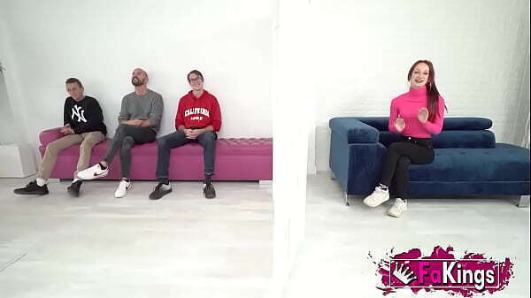 Redhead Betty can'_t pick just guy. must fuck '_em all!!!