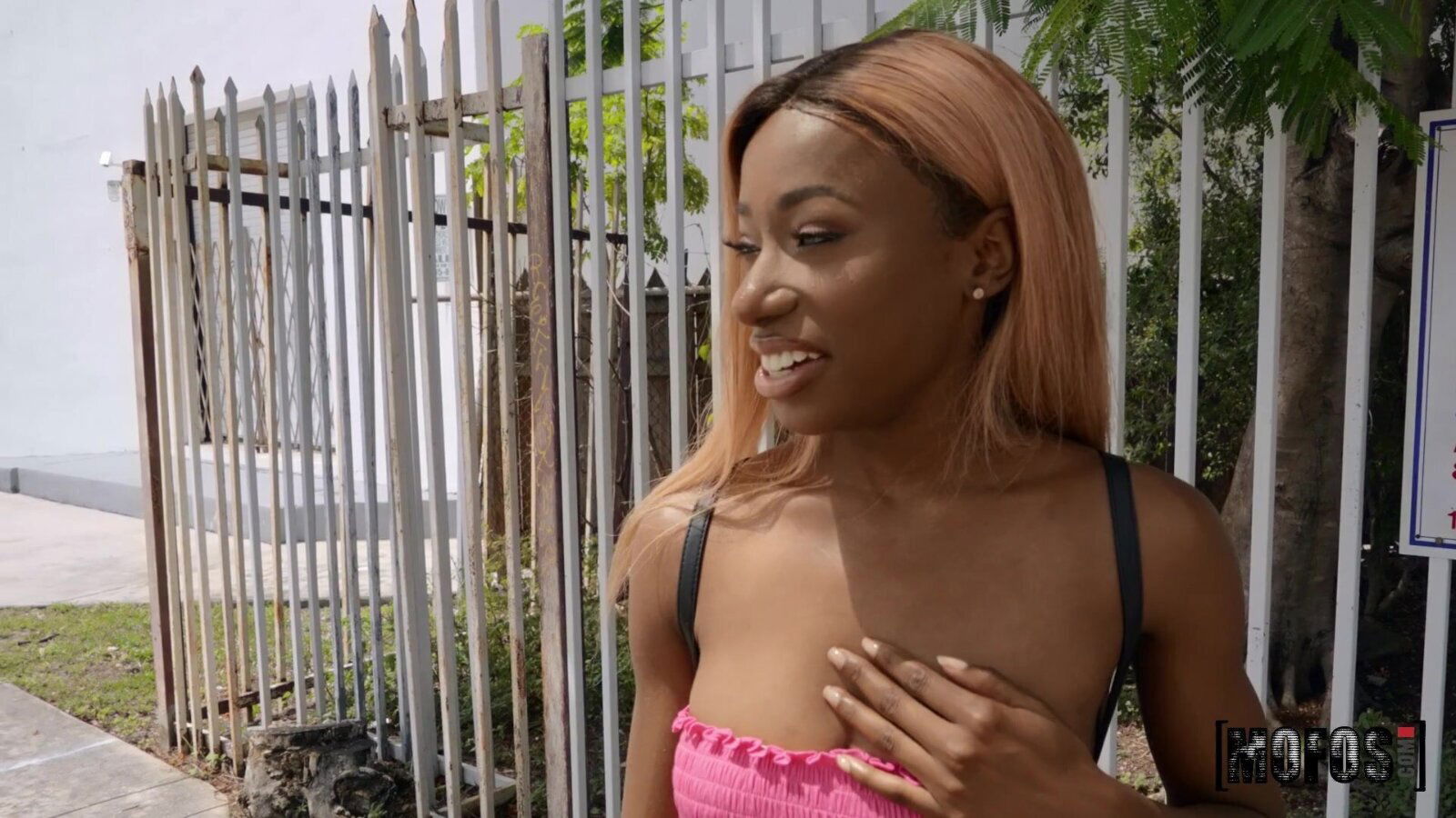 Black libidinous Kinsley Karter memorable porn movie