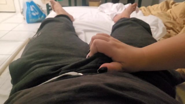 Best Handjob from Chubby wife