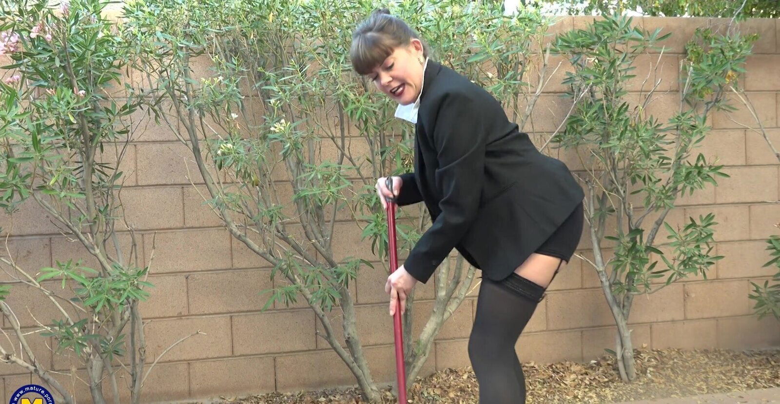 Rebecca Love enjoys while pleasuring juicy pussy with dildo