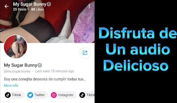 Audio rico amiga masturbandose