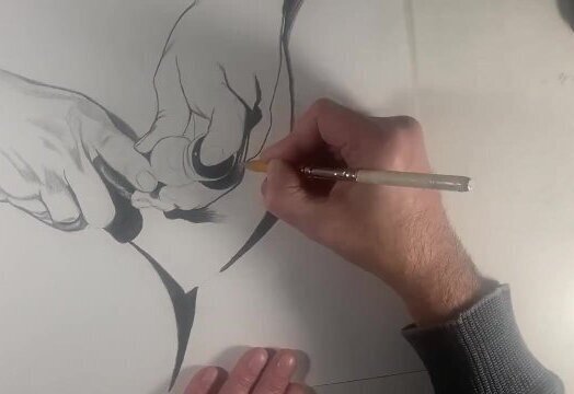 Pencil sketch hands Full Erotic Porn