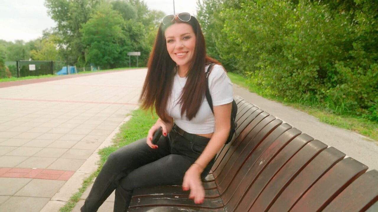 Risky public fuck, real public sex, outdoor