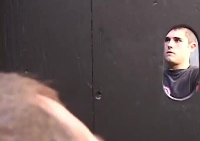 a mouthful at the gloryhole