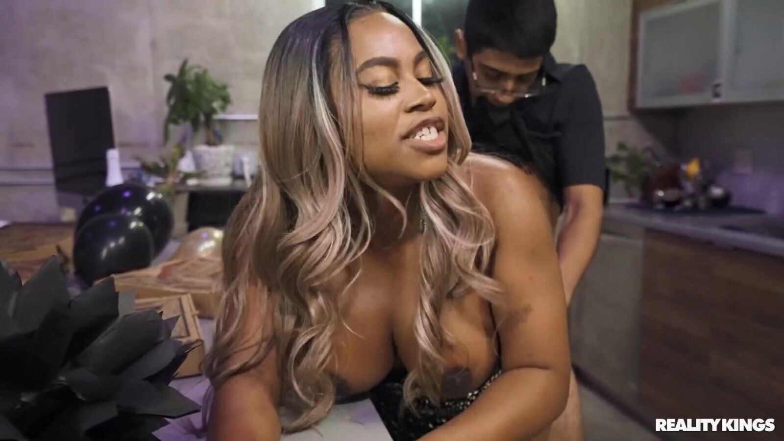 Perverted ebony Breyana Moore breathtaking story