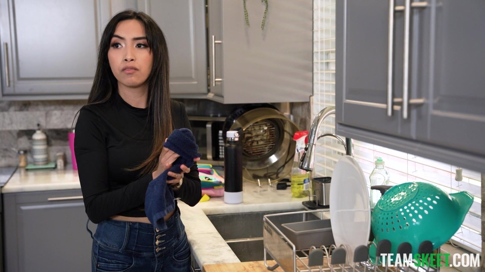 Paulina Ruiz with small moans while getting fucked hard