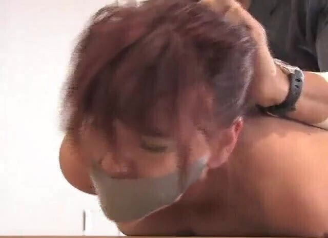 Manell housewife Gagged fuck