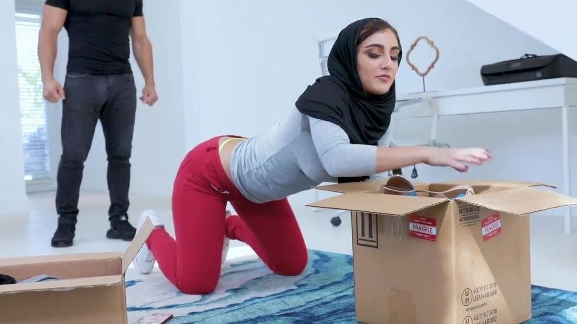 Punished stepsister hijab going party