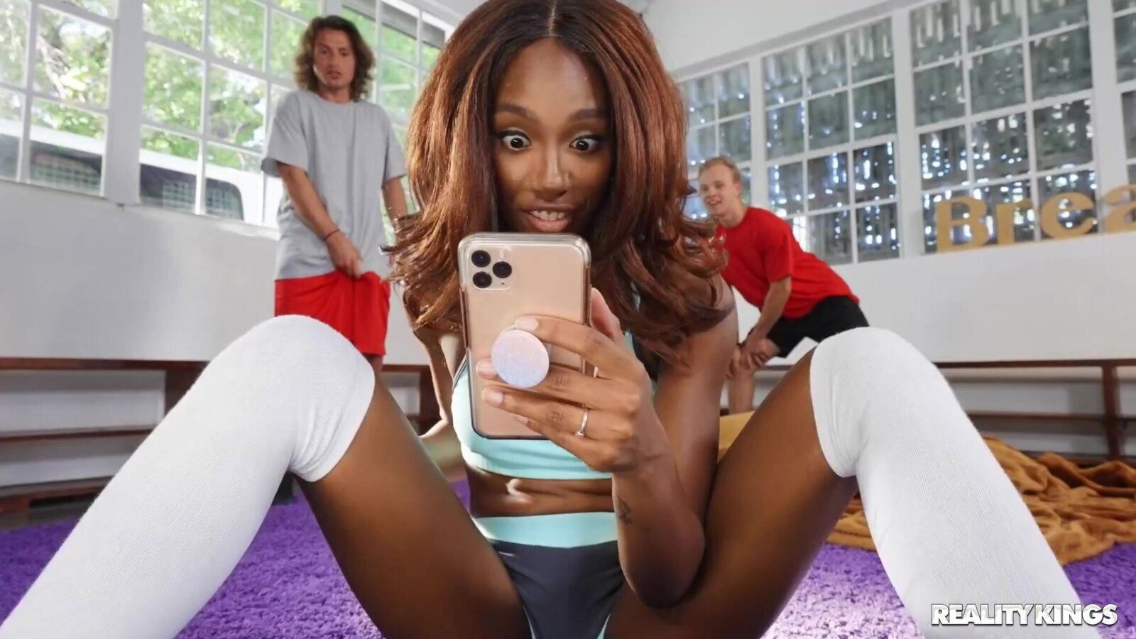 Kinky chocolate vixen jaw-dropping clip