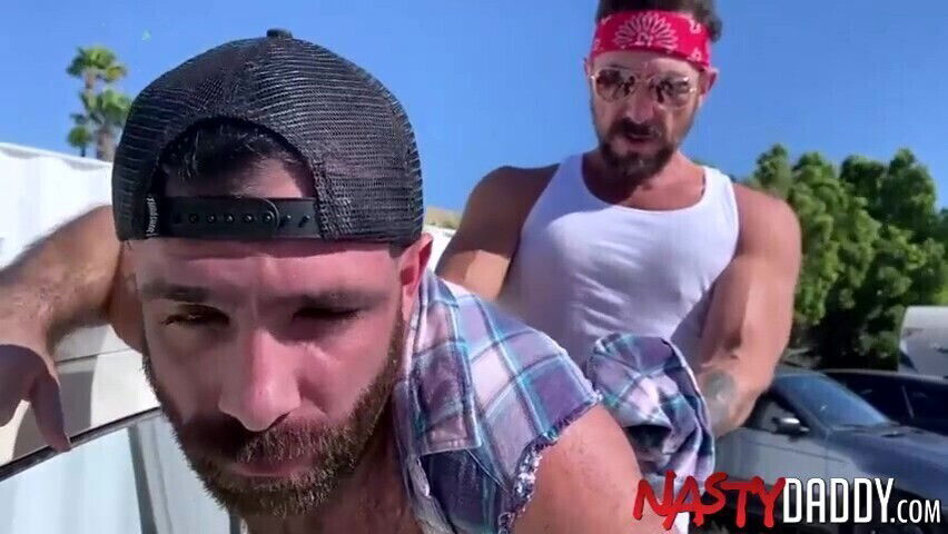 NASTYDADDY Hairy Hunks Jake Nicola And Vince Parker Bareback