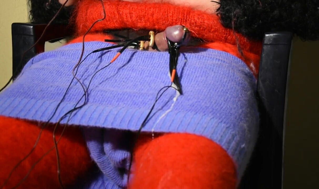 e-stim friends caused good orgasm angora mohair