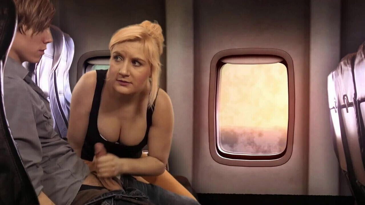First Airplane Handjob