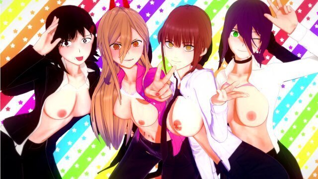 CHAINSAW HENTAI COMPILATION (Makima, Power, Reze, Kobeni)