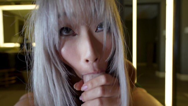 Cute Asian Girlfriend Sucks Huge -Raya Steele