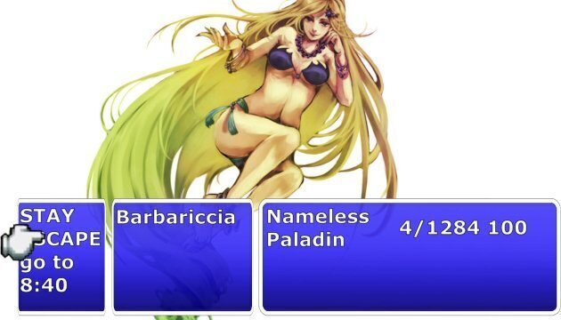 Face Barbariccia retro adventure Final Fantasy Hentai (Gentle Femdom Edging)