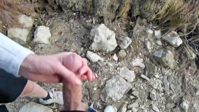 BEACH ADVENTURE Public flashing Caught Runner makes Sheila Moore