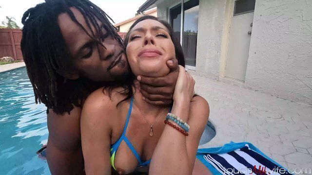 Bubble butt horny hotwife begs creampie bikini Demi Diveena