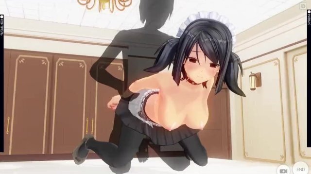 Анальный горничной спальне