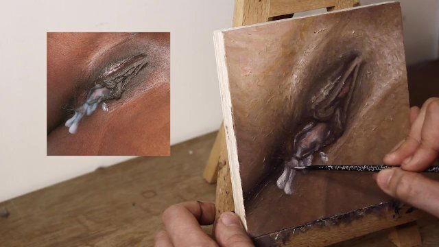 PAINTING EPISODE Creampie Finish