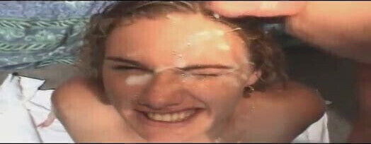 Cum on her face - Shannon