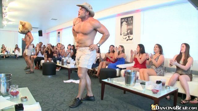DANCING BEAR Epic CFNM Hotel Party With Tiffany Sky, Lisa Monroe, Victoria Parker More!