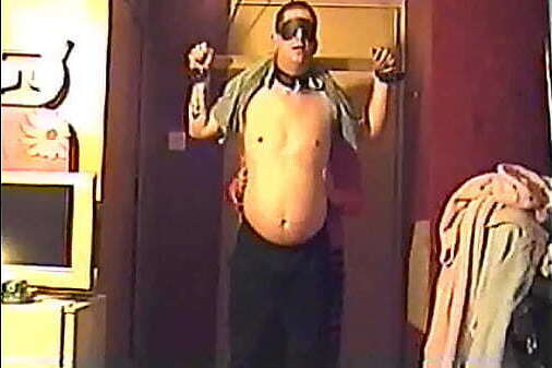 girlfriend humiliates boyfriend while blindfolded wrist tied UNCUT VIDEO