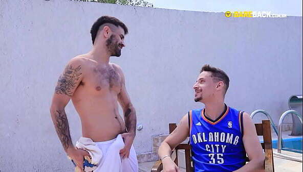 Fodendo piscineiro mach&atilde_o casa