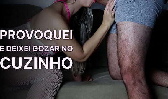 Provoquei deixei gozar cuzinho